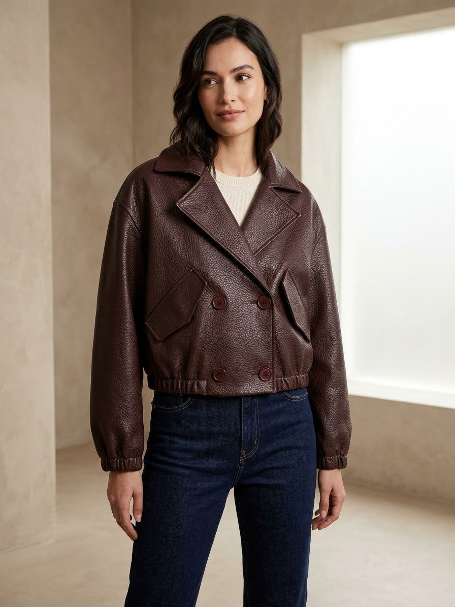 CHAQUETA BURDEOS