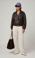 CHAQUETA MARRÓN OSCURO